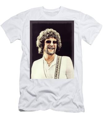 Jeff Lynne Legend of ELO & Travelling Wilburys Rock Music Pop Art T-Shirt